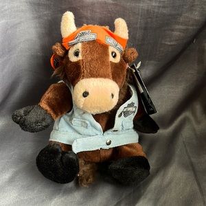 Harley Davidson Beanie Baby Plush Torque Bull Vintage 1999